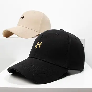 Индивидуальная регулируемая буква, модные повседневные спортивные кепки в стиле хип-хоп в корейском стиле, женская бейсболка с вышивкой