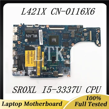 CN-0116X6 0116X6 116X6 Высококачественная Материнская плата Для ноутбука DELL XPS 14 L421X Материнская плата с процессором SR0XL I5-3337U 100% Полностью Протестирована
