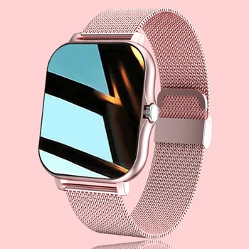 2023 Новые умные часы для женщин, часы для звонков по Bluetooth, Фитнес-трекер, Спортивные Водонепроницаемые Мужские часы для мониторинга сердечного ритма, браслет для умных часов