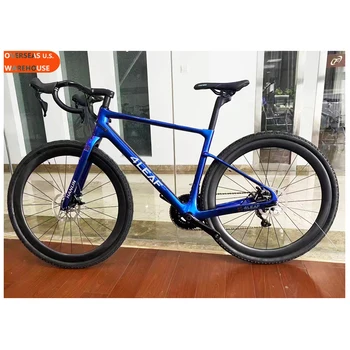 700C Полностью Карбоновая Рама для Шоссейного велосипеда SHIMANO 105 R7000- 22 Speed Frameset с Гидравлическим тормозом легкий 8 кг Гравийный Велосипед