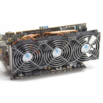 Универсальный ПК сверхшумный радиатор GPU сопутствующее ШАССИ модификация вентилятора радиатора видеокарты вспомогательное охлаждающее тепло