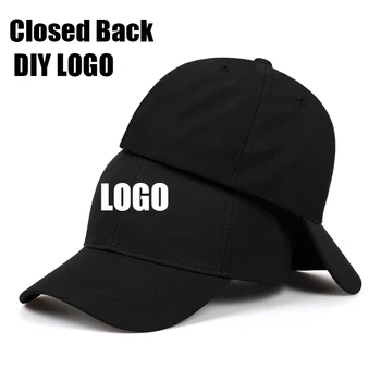 Взрослые хип-хоп Рок-бейсболки Snapback, женская полностью закрывающаяся кепка, мужские бейсболки с застежкой 55-59 см, принт с вышивкой логотипа