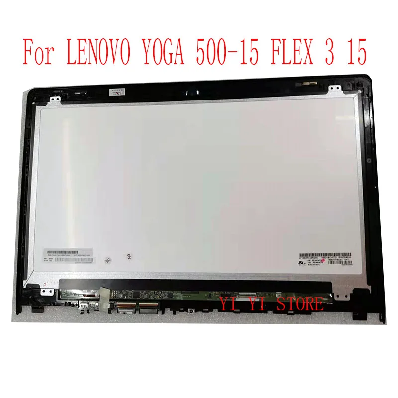 15,6-дюймовый сенсорный ЖК-дисплей для Lenovo yoga 500-15isk Flex 3-1580 Безель ЖК-ДИСПЛЕЯ модуль 5d10k42175 . ' - ' . 0