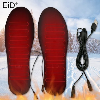 EiD USB Стельки Для Обуви С Подогревом, Электрическая Грелка Для Ног, Грелка Для Ног, Коврик для Носков, Зимние Виды Спорта На открытом Воздухе, Нагревательные Стельки, Зимняя Теплая