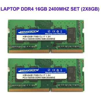 Комплект Оперативной памяти для НОУТБУКА Kembona DDR4 16GB (2X8GB) 2400 МГц 2666 МГц Memoria 260-контактный SODIMM RAM Stick Бесплатная доставка