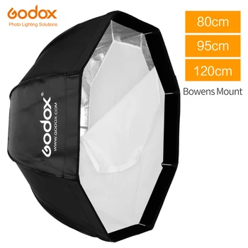 Godox SB-UE 80 см 95 см 120 см Портативный Софтбокс с восьмиугольным зонтиком с креплением Bowens для Студийной вспышки Godox SL-150W SK300 SK400