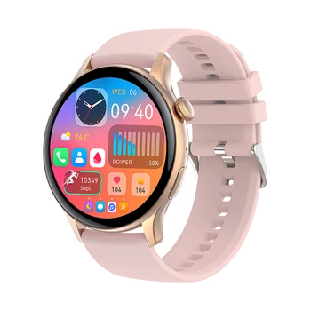 Модные Смарт-часы Мужские NFC Bluetooth Call Smartwatch Женские Водонепроницаемые 30 дней в режиме ожидания 2023 Новые 1,43 Дюйма 466*466 HD Amoled Scre