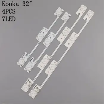 Новый 20 шт. оригинальный для Konka KDL32MT626U 10 шт. 4LED и 10 шт. 3LED 35019055 35019056 световая панель 32-дюймовая лампа подсветки светодиодной ленты 6 В