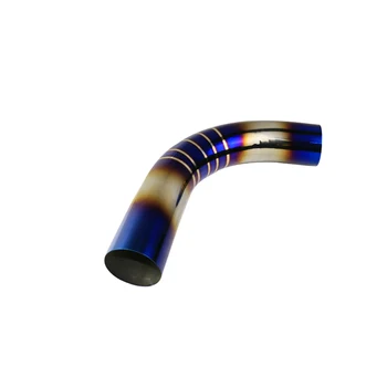 Изогнутая труба из нержавеющей стали 51/63/76 мм с углом наклона 90/45 градусов Для уменьшения диаметра Отводной трубы для глушителя выхлопных газов