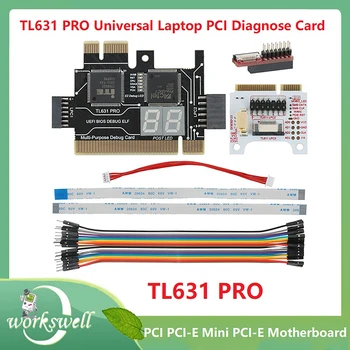 Полный комплект TL631 PRO Универсальная Диагностическая карта для ноутбука Настольный ПК PCI-E Mini LPC Материнская плата Диагностический Тестер TL631 Диагностическая карта