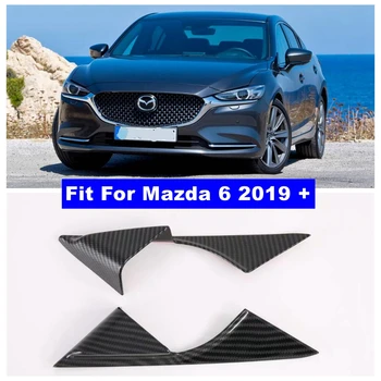 Аксессуары для интерьера в стиле Углеродного волокна Внутренняя оконная стойка Декоративная панель для стойки Отделка крышки Подходит для Mazda 6 2019 2020