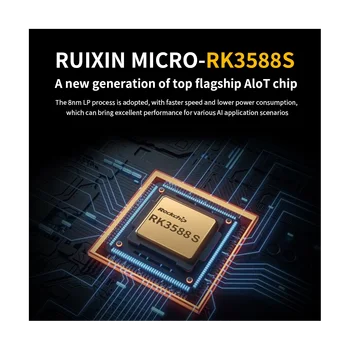 Для OrangePi 5 Плата разработки + Чехол + Комплект вентиляторов RK3588S 8-Ядерный ARM 64Bit 8G RAM 8K Видео Гигабитный WiFi + Плата разработки BT