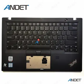 Оригинал для Lenovo ThinkPad X1 Carbon Gen 5th 20HR 20HQ 20K4 20K3 Подставка для рук Верхний Регистр + Американская Клавиатура С Подсветкой