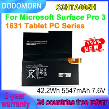 Аккумулятор для Ноутбука DODOMORN Для Microsoft Surface Pro 3 1631 Серии планшетных ПК G3HTA005H G3HTA009H MS011301-PLP22T02 7,6 V 42,2Wh