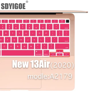чехол для клавиатуры ноутбука skin For Air 13 2020 A2179 Мягкий цветной силиконовый защитный чехол macbook Air13.3 для Apple keyboard case