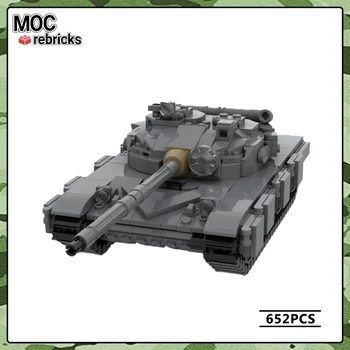 WW2 Военная Машина Серии T-64A Танк MOC Строительный Блок DIY Модель Головоломка Оригинальность Образовательная Коллекция Экспертов Кирпичные Игрушки