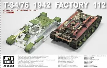 AFV Club 1/35 AF35S51 Советский танк Т-34/76 времен Второй мировой войны Модели 1942 года Заводской № 112 (Ограниченный)