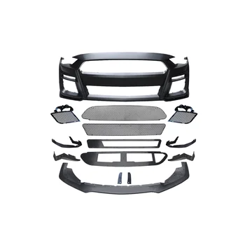 Заводские продажи Авто модифицированные автомобильные бамперы Передний бампер для MUSTANG Shelby GT500 2018-20 Стиль обвес передний бампер высокой посадки