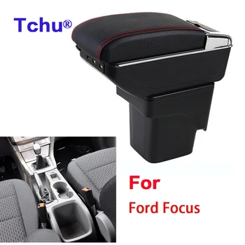 Для Ford Focus 2 mk2 коробка для подлокотника Для Ford Focus 2 Детали интерьера автомобильного подлокотника Коробка для хранения запчастей USB Автомобильные аксессуары
