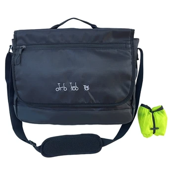 Передняя сумка для велосипеда, велосипедные сумки через плечо для Brompton, 3XTY складных аксессуаров с сумкой от дождя