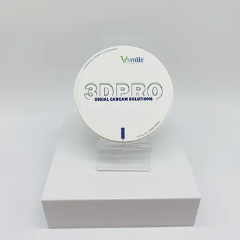 Многослойные циркониевые блоки Vsmile 98 мм 3D Pro с цветом A1-D4 и отбеливателем OM в системах cadcam, таких как sirona и Ivoclar