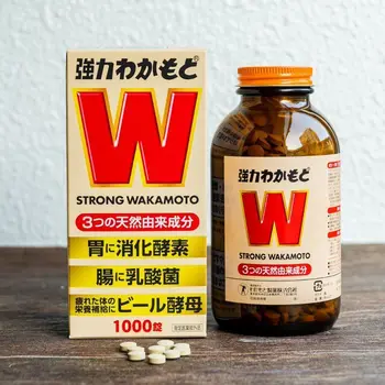 1000 капсул/флакон Японский пробиотик для желудочно-кишечного тракта Ruosu, Вакамото Норото, ферментный пробиотик для желудочно-кишечного тракта