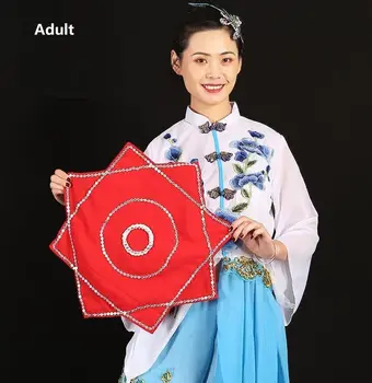 1 Пара носовых платков для танцев для взрослых и детей, профессиональное выступление Er Ren Zhuan Yangko