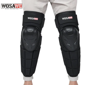 Защита колена мотоцикла WOSAWE, наколенники для мотокросса, защитные наколенники для катания на коньках, защитные наколенники для катания на лыжах