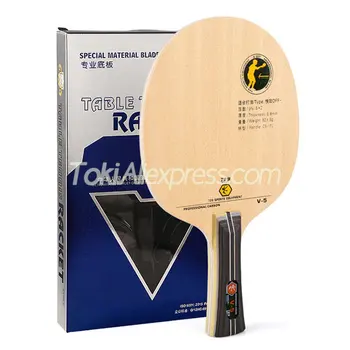 Оригинальное лезвие для настольного тенниса Friendship 729 V5 (5 + 2 углеродистых наступательных), лопатка для пинг-понга V-5