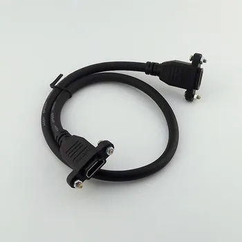 10шт 50 см HDMI-совместимый Разъем 1.4 для подключения к HDMI-совместимой розетке, Крепление на панель, удлинитель, кабель-адаптер, шнур