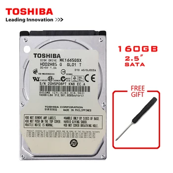 Встроенный жесткий диск 120G 160G для ноутбука Toshiba 2.5 