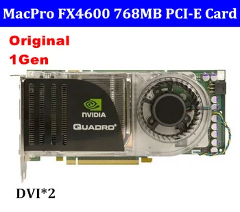 Оригинальная видеокарта FX4600 PCIe 768MB PCIe для MacPro 2006-2007/OSX 1.1/2.1 CAD/3D графика FX 4600