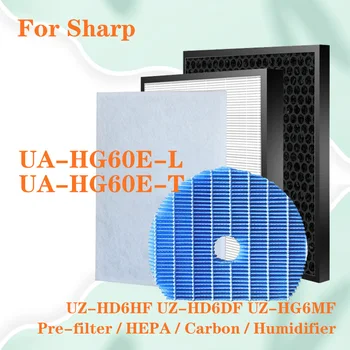 UZ-HD6HF UZ-HD6DF UZ-HG6MF Замена угольного фильтра HEPA для воздухоочистителя Sharp UA-HG60E UA-HG60E-L UA-HG60E-T