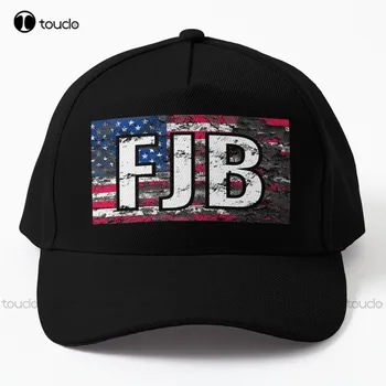 Бейсболка с потрепанным американским флагом Fjb, модные кепки для женщин, Персонализированные пользовательские Унисекс для взрослых, подростков, молодежи, летние уличные кепки
