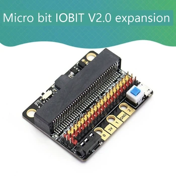 Плата расширения IOBIT V2.0 Micro: Разрядная горизонтальная плата адаптера IOBIT V2.0 Плата расширения для Microbit
