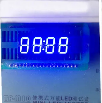 Общий анод/общий катод, 0,36 дюймовые цифровые ламповые часы, 4 бита, цифровая трубка, светодиодный дисплей, 0,36 дюйм(ов), синяя цифровая трубка