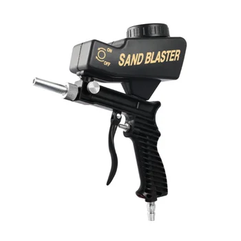 Гравитационный пистолет-распылитель Пескоструйный пистолет Air Sand Blaster Ручной инструмент Для распыления 70-150 фунтов на квадратный дюйм 6000 об/мин