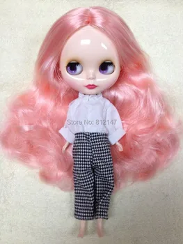 Куклы ню Блит (розовые волосы) фабричная кукла розового цвета