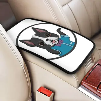 Автомобильные аксессуары American Bulldog, подушка для автомобильных поручней, нескользящий чехол для автомобильного подлокотника с принтом на заказ