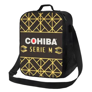 Кубинские Сигары Cohiba Изолированные сумки для ланча для женщин, Сменный холодильник, Термос для еды, Ланч-бокс для детей, школьников