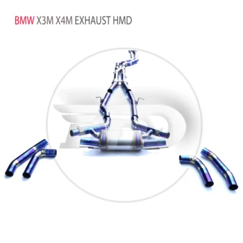 Клапан производительности выхлопной системы из титанового сплава HMD Catback подходит для глушителя BMW X3M X4M для автомобилей