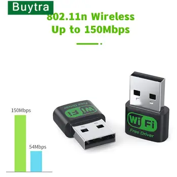 Мини USB WiFi Адаптер MT7601UN WiFi Беспроводной адаптер Сетевая карта 150 Мбит/с Бесплатный драйвер 802.11n для настольных ПК