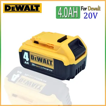 20 В 4000 мАч Для Dewalt DCB200 Сменная батарея Совместима с Для Dewalt 20 В Инструменты DCB120 DCB182 DCB200 DCB609 Батарея