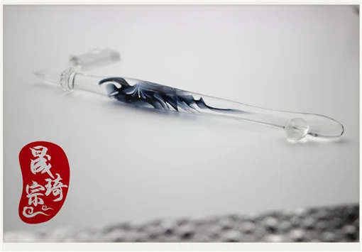Shengzongqi Высококачественная стеклянная ручка ручной работы, стеклянная кисть, японские и корейские канцелярские принадлежности, персонализированная ручка . ' - ' . 0