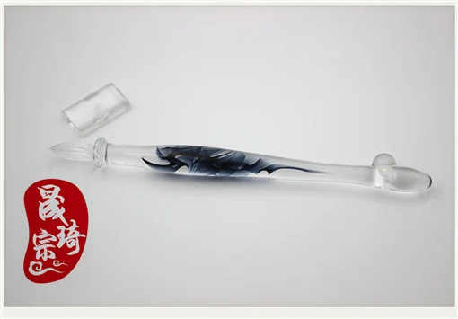 Shengzongqi Высококачественная стеклянная ручка ручной работы, стеклянная кисть, японские и корейские канцелярские принадлежности, персонализированная ручка . ' - ' . 2