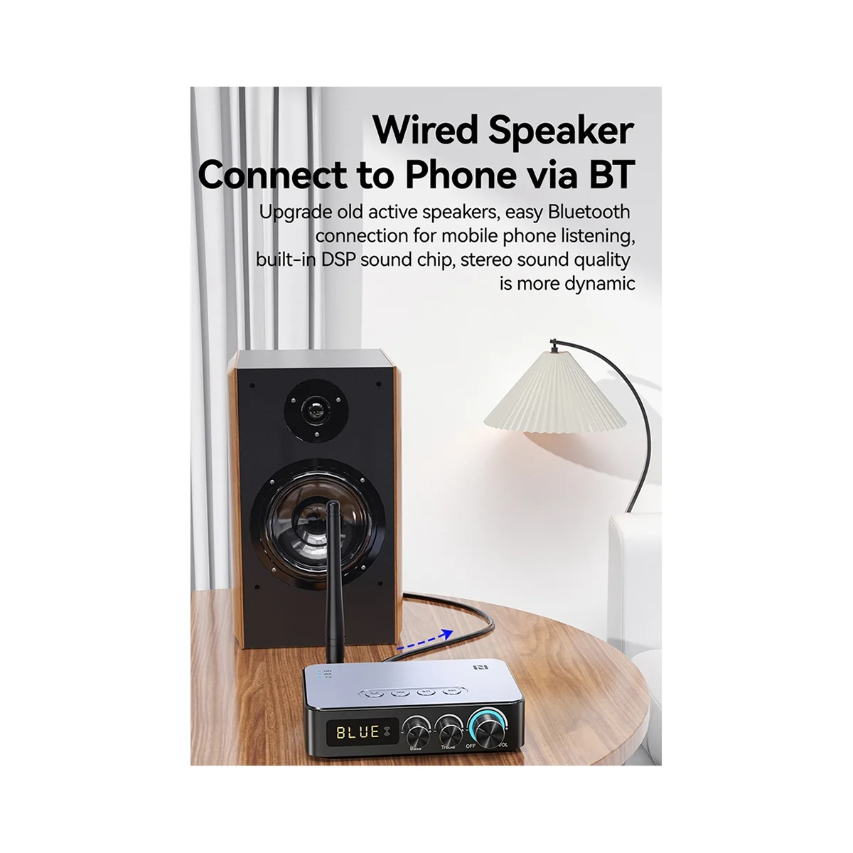 Tebe NFC Bluetooth 5.1 Аудиоприемник Передатчик Коаксиальный RCA Беспроводной Музыкальный Адаптер низких и Высоких Частот FM-радио (M9 Pro) . ' - ' . 1