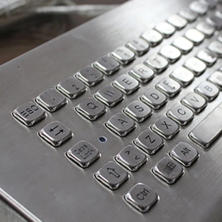 Водонепроницаемая мышь для трекбола, установленная на панели, металлическая клавиатура для киоска, клавиатура для станка с ЧПУ . ' - ' . 2