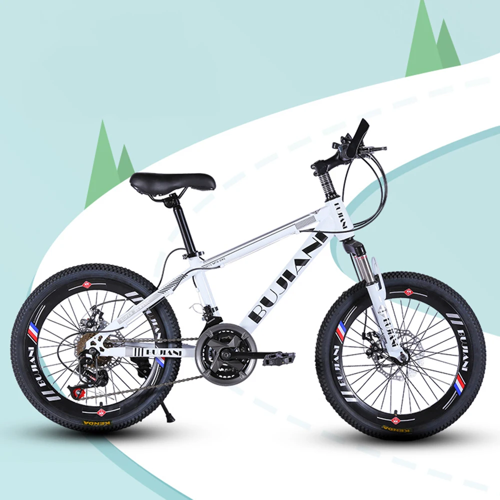 Детский велосипед, горный велосипед, 27 скоростей, гладкая передняя вилка Bold, механический двойной дисковый тормоз, жесткая рама . ' - ' . 2