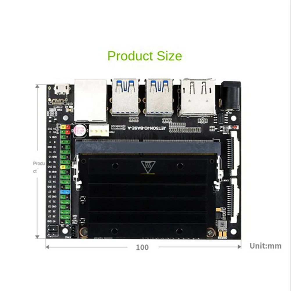 Для Jetson Nano 4GB Developer Kit Intelligence Development Expansion Kit с модулем Jetson Nano + Акриловый чехол US Plug . ' - ' . 1