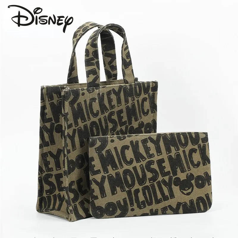 Женская сумка через плечо Disney Mickey, Большая Вместительная сумка для пригородных поездок, Модная Высококачественная Многофункциональная сумка для хранения косметики . ' - ' . 0